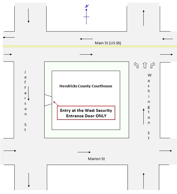 COURTHOUSE ENTRANCE MAP