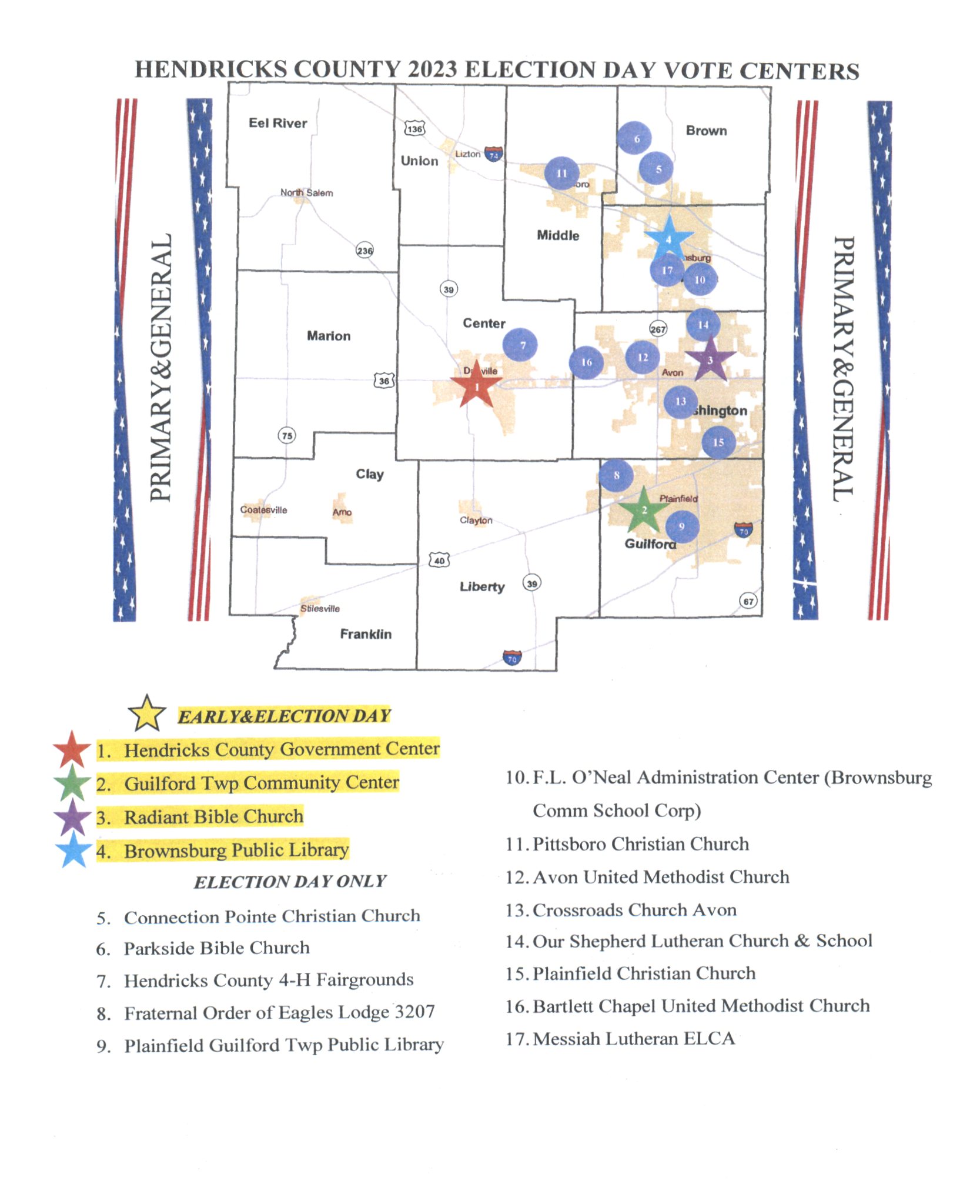 Voter Center Map